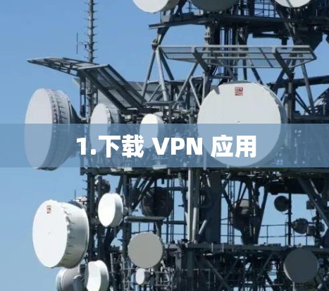 1.下载 VPN 应用 1.下载 VPN 应用