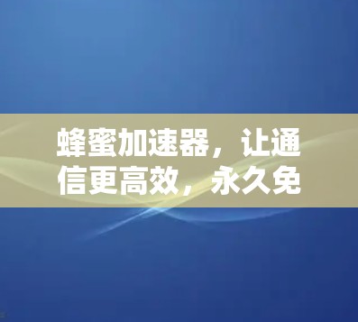 蜂蜜加速器，让通信更高效，永久免费！
