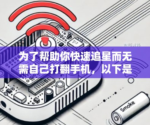 为了帮助你快速追星而无需自己打翻手机，以下是一些免费追星加速器的推荐