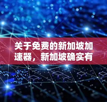 关于免费的新加坡加速器，新加坡确实有提供加速器产品的服务，特别是在科技领域。以下是一些可能与之相关的信息