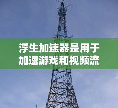 浮生加速器是用于加速游戏和视频流的工具，通常需要付费下载。然而，以下是一些步骤和方法供您参考