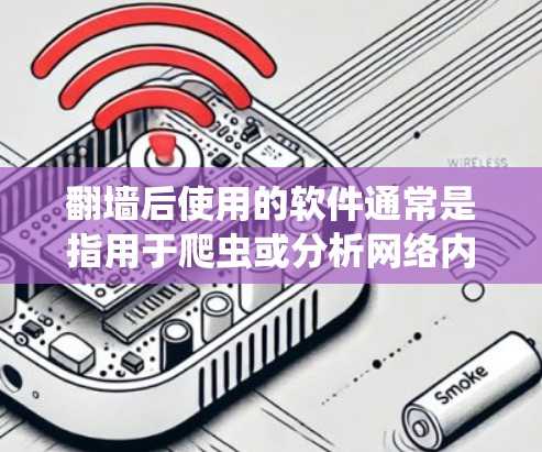 翻墙后使用的软件通常是指用于爬虫或分析网络内容的工具。以下是一些常见的软件及其用途
