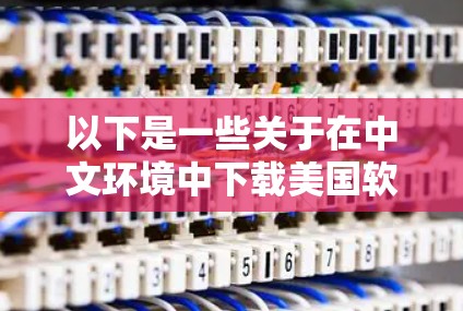 以下是一些关于在中文环境中下载美国软件的建议