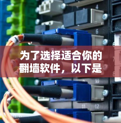 为了选择适合你的翻墙软件，以下是一些综合考虑的因素和推荐建议