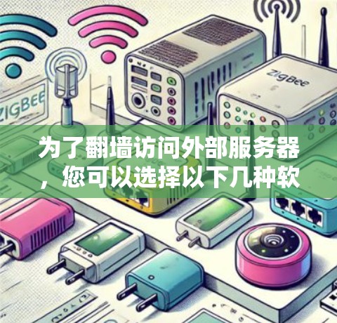为了翻墙访问外部服务器，您可以选择以下几种软件，根据您的需求和设备情况选择合适的工具