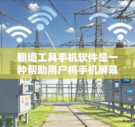翻墙工具手机软件是一种帮助用户将手机屏幕上的照片移动到另一端或设备上的一种工具。以下是对这些工具的详细介绍