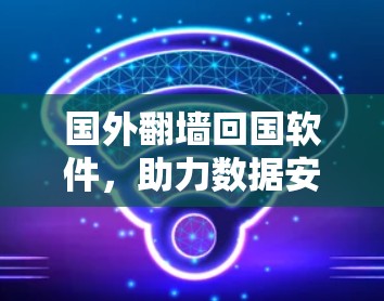 国外翻墙回国软件，助力数据安全与隐私保护的解决方案