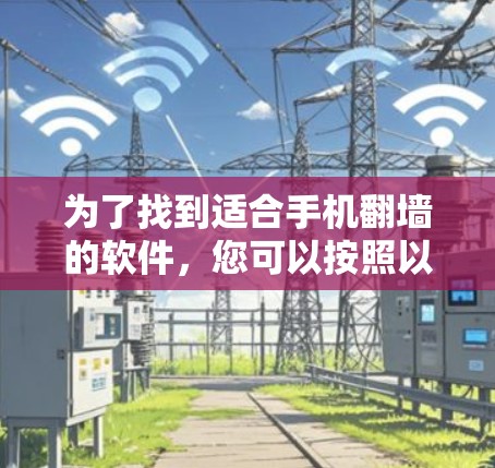为了找到适合手机翻墙的软件，您可以按照以下步骤进行