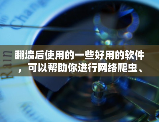 翻墙后使用的一些好用的软件，可以帮助你进行网络爬虫、反向工程等任务。以下是一些推荐的工具