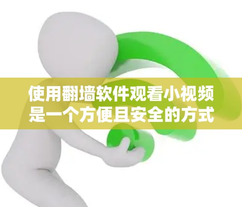 使用翻墙软件观看小视频是一个方便且安全的方式，但需要掌握基本的步骤和技巧。以下是一个详细的指南，帮助你轻松使用翻墙软件
