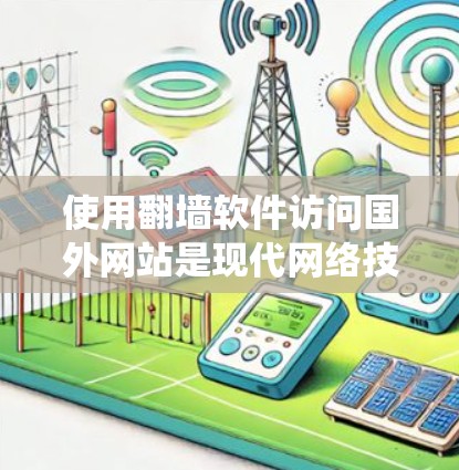 使用翻墙软件访问国外网站是现代网络技术中的一个重要工具，可以帮助您避开国外服务器的限制，访问那些可能在其他国家运行的网站或子服务器。以下是一个详细且系统化的步骤指南，帮助您顺利完成这一过程