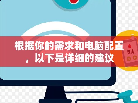 根据你的需求和电脑配置，以下是详细的建议