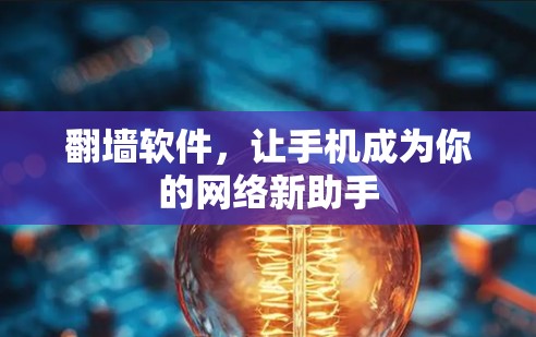 翻墙软件，让手机成为你的网络新助手